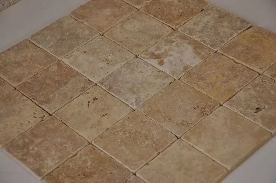 Yellow Travertine Tumbled