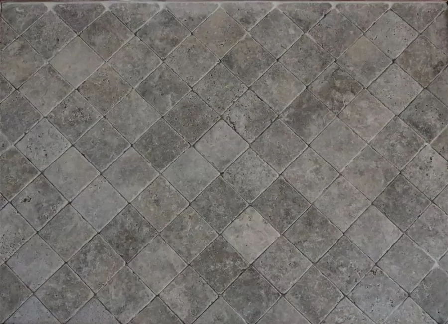 Silver Travertine Tumbled